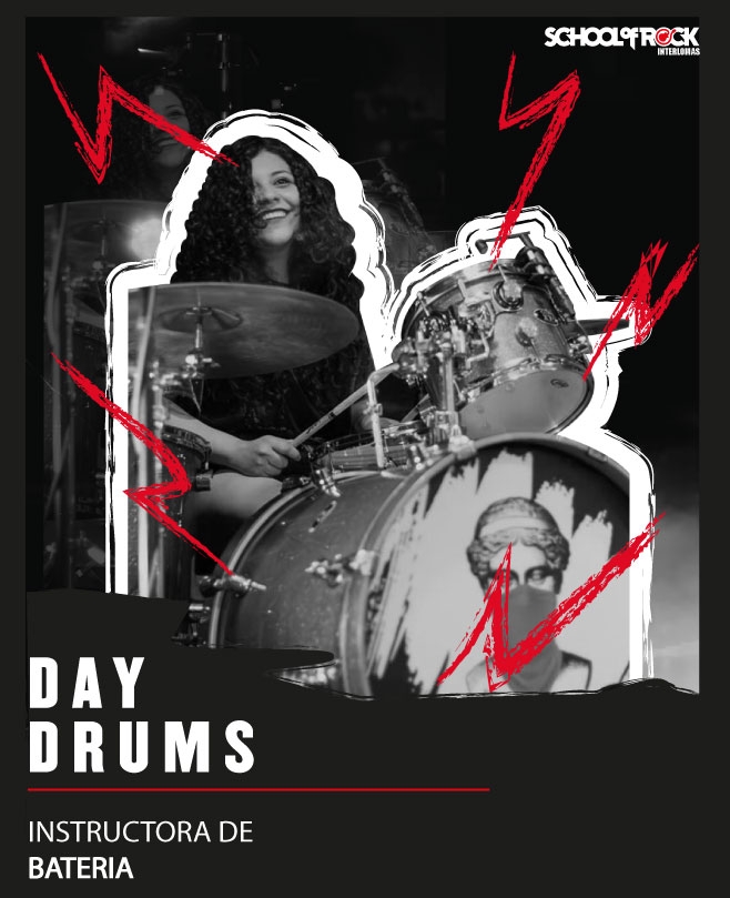 Instructora de Batería Dayana 