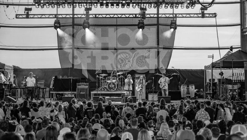 School of Rock Students Performing on Stage