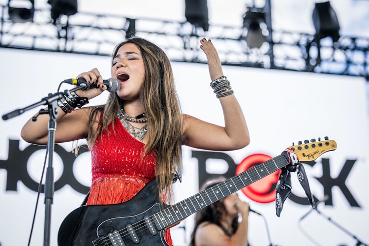 School of Rock Students Performing on Stage