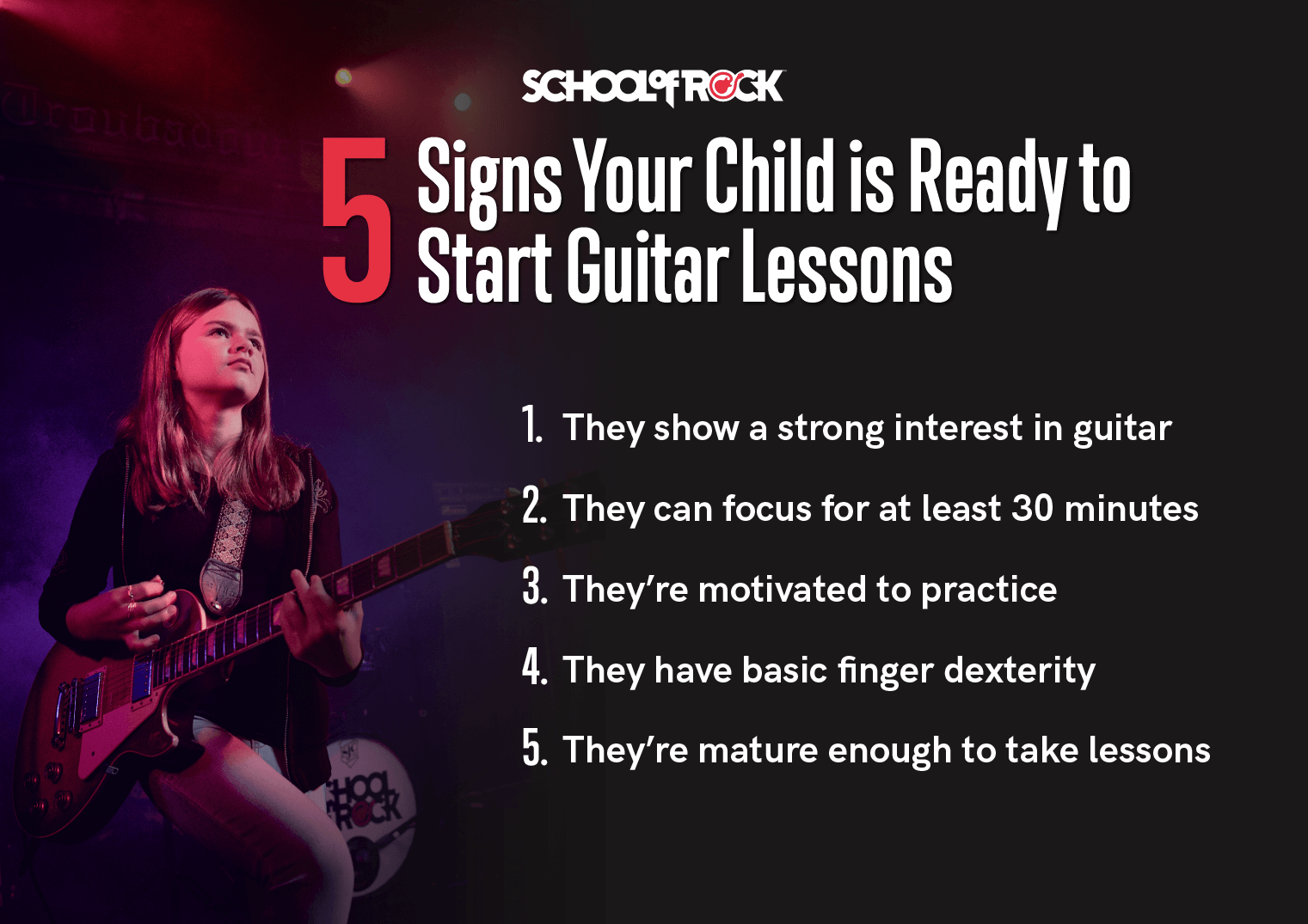 5 signs your child is ready to start guitar lessons
